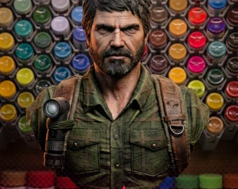 Figura de busto de Joel de The Last of Us [Kit GARAGE pintado/sin pintar]