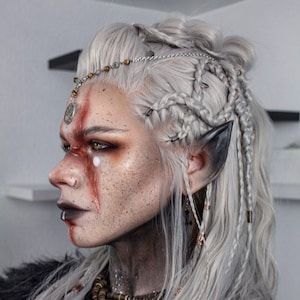 Orm Lace Front Wig Including Hair Accessories, Cosplay Wig, Larp Wig, Custom Wig, Synthetic Wig, Viking Wig, Dutch Braids