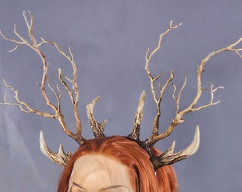 Woodland Double Antler Headband