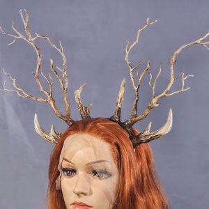 Woodland Double Antler Headband