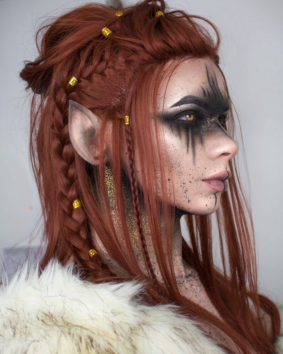 Orm Lace Front Wig Including Hair Accessories, Cosplay Wig, Larp Wig,  Custom Wig, Synthetic Wig, Viking Wig, Dutch Braids 