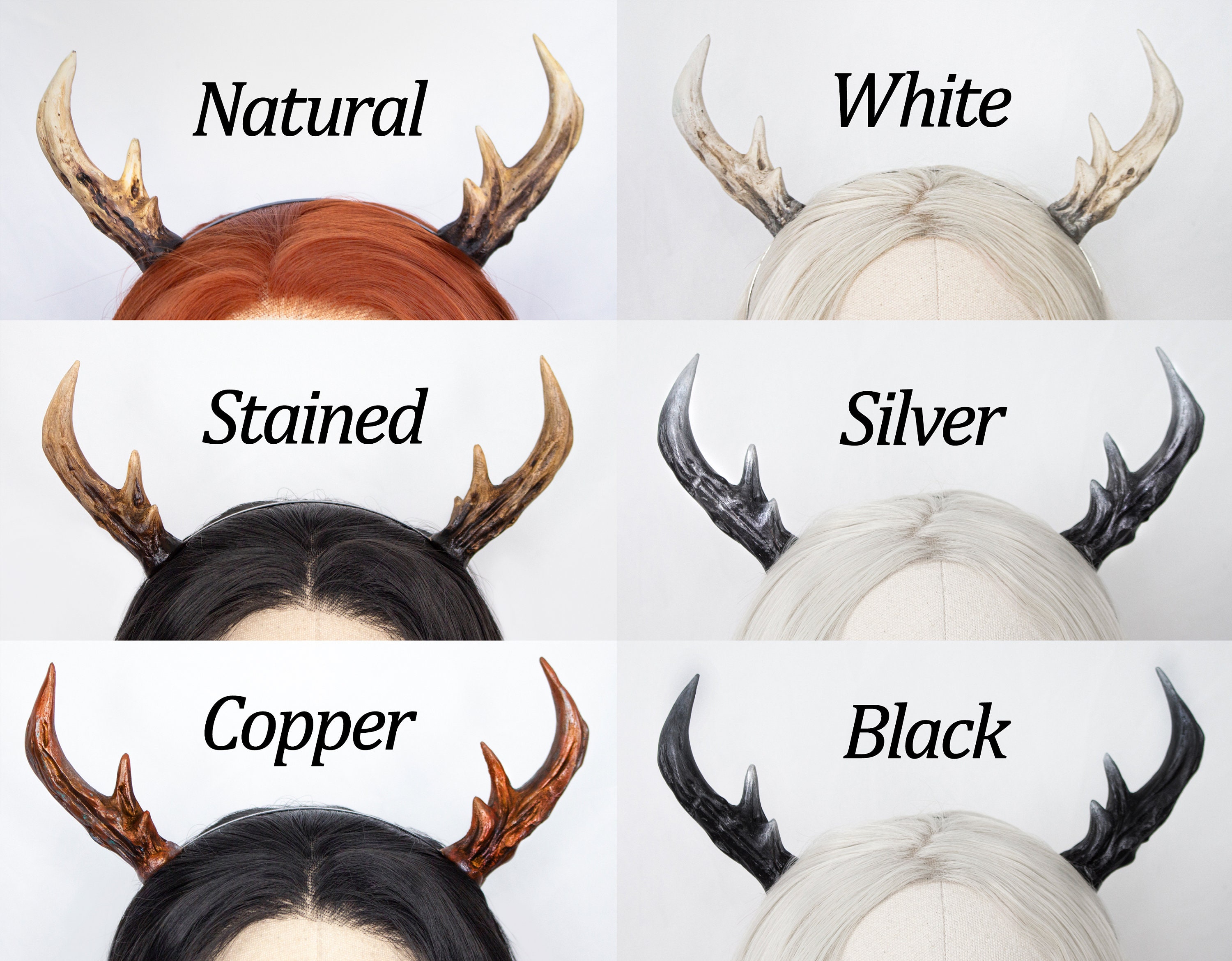 Fake deer best sale antler headband