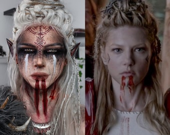 Lagertha: Ritual Lace Front Wig Including Hair Accessories, Vikings TV Show, Cosplay Wig,  Synthetic Wig, Viking Wig, Shieldmaiden Wig