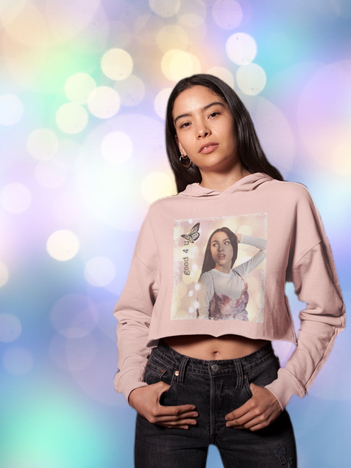 Olivia Rodrigo Merch Good 4 U OR Crop Hoodie Etsy