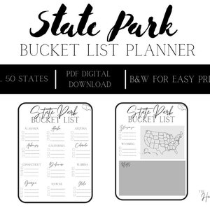 State Park Bucketlistplanner