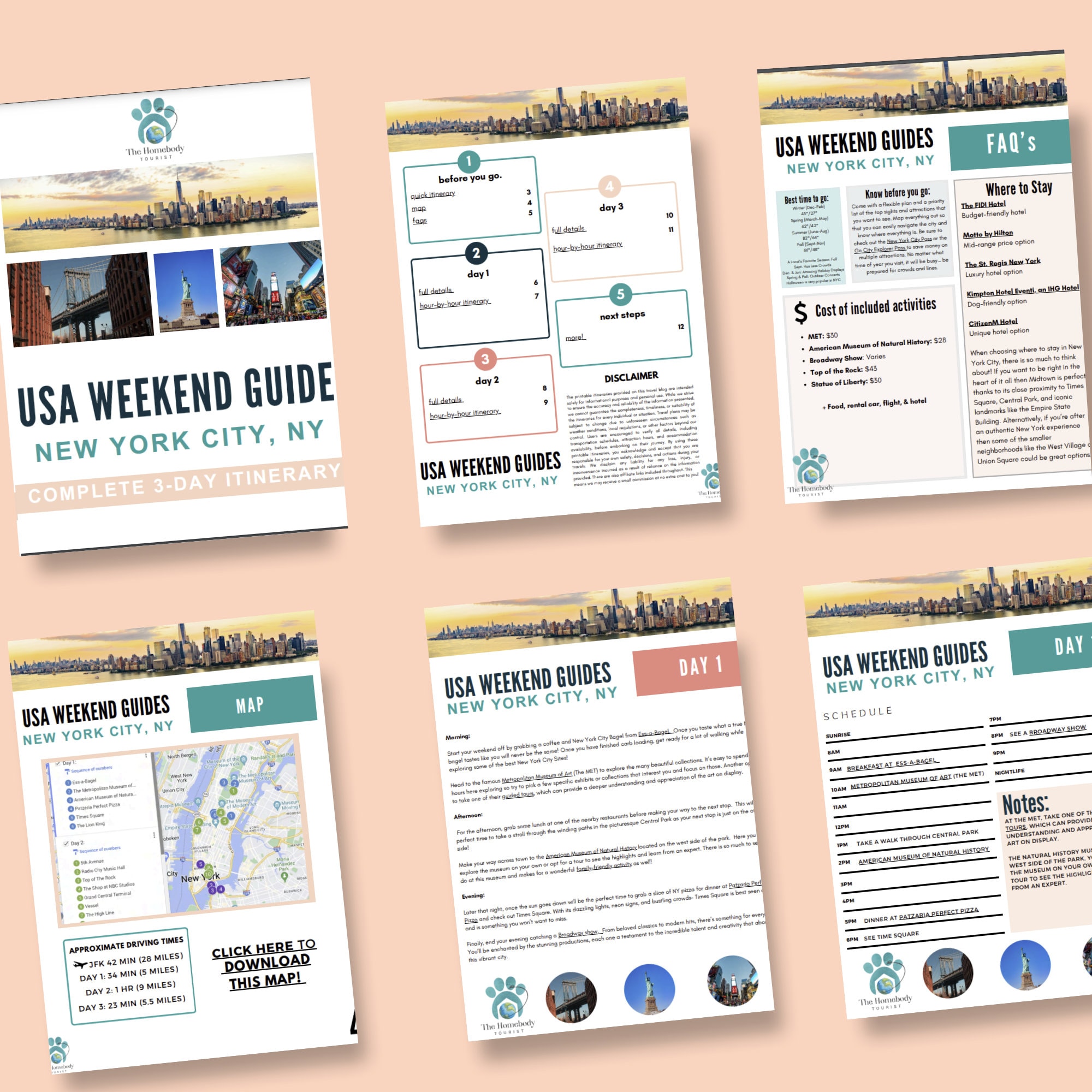 New York City, NY Weekend Itinerary | USA Weekend Guides | NYC ...