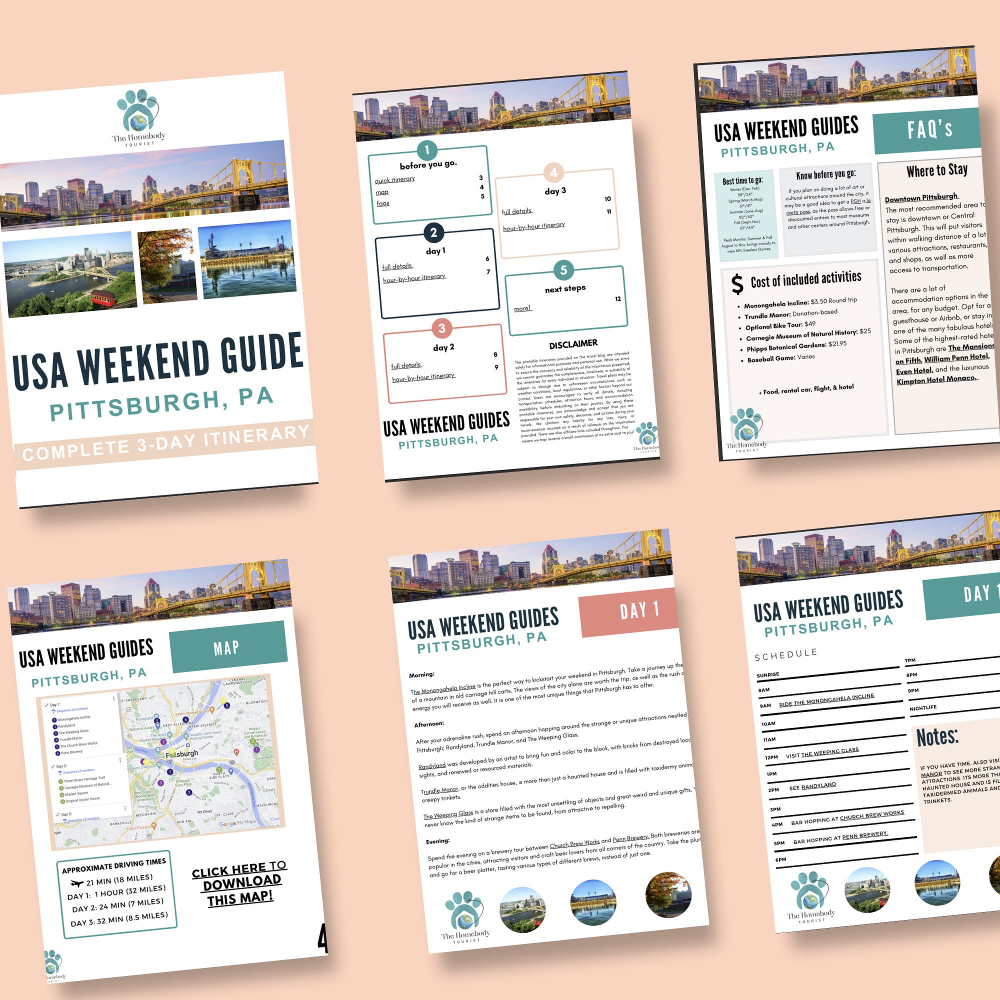 Pittsburgh, PA Weekend Itinerary | USA Weekend Guides | Pittsburgh ...