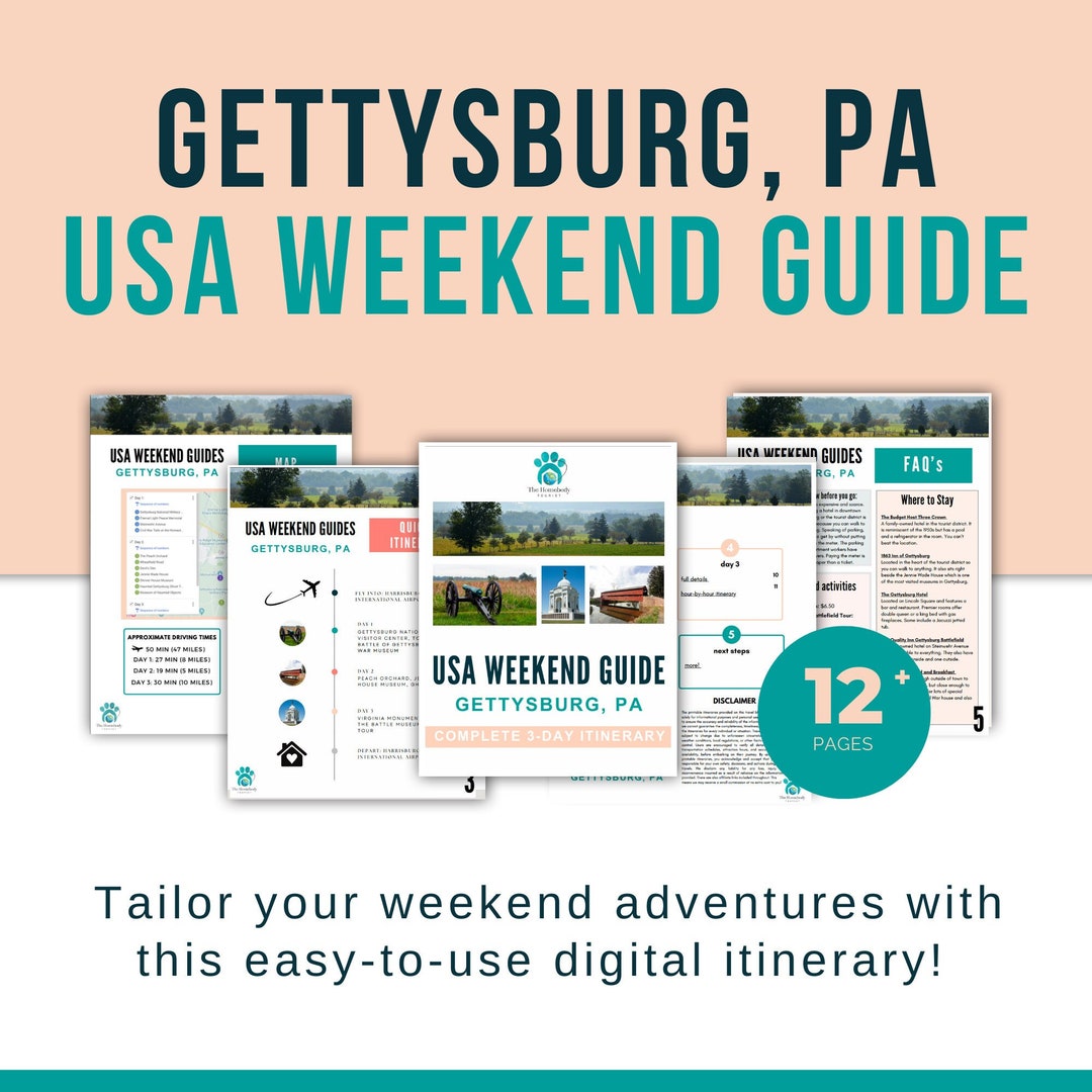 Gettysburg, PA Weekend Itinerary | USA Weekend Guides | Gettysburg ...