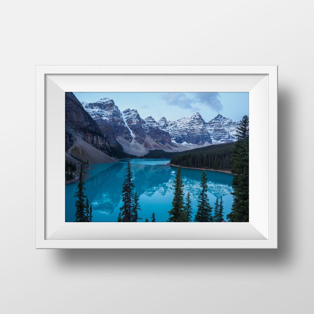 Moraine Lake Wall Art - Banff National Park Poster - Photo Print of ...
