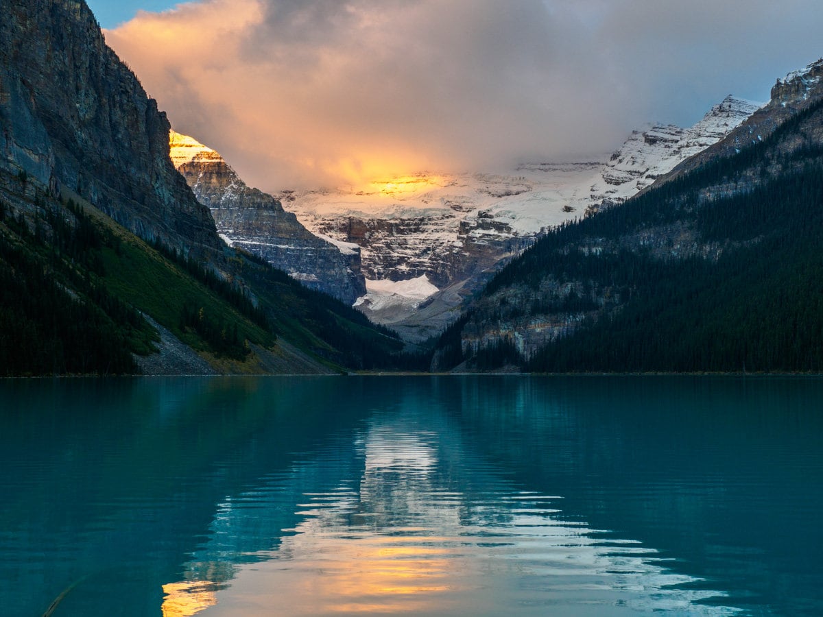 Lake Louise in Banff National Park Photo Print of Canadian - Etsy