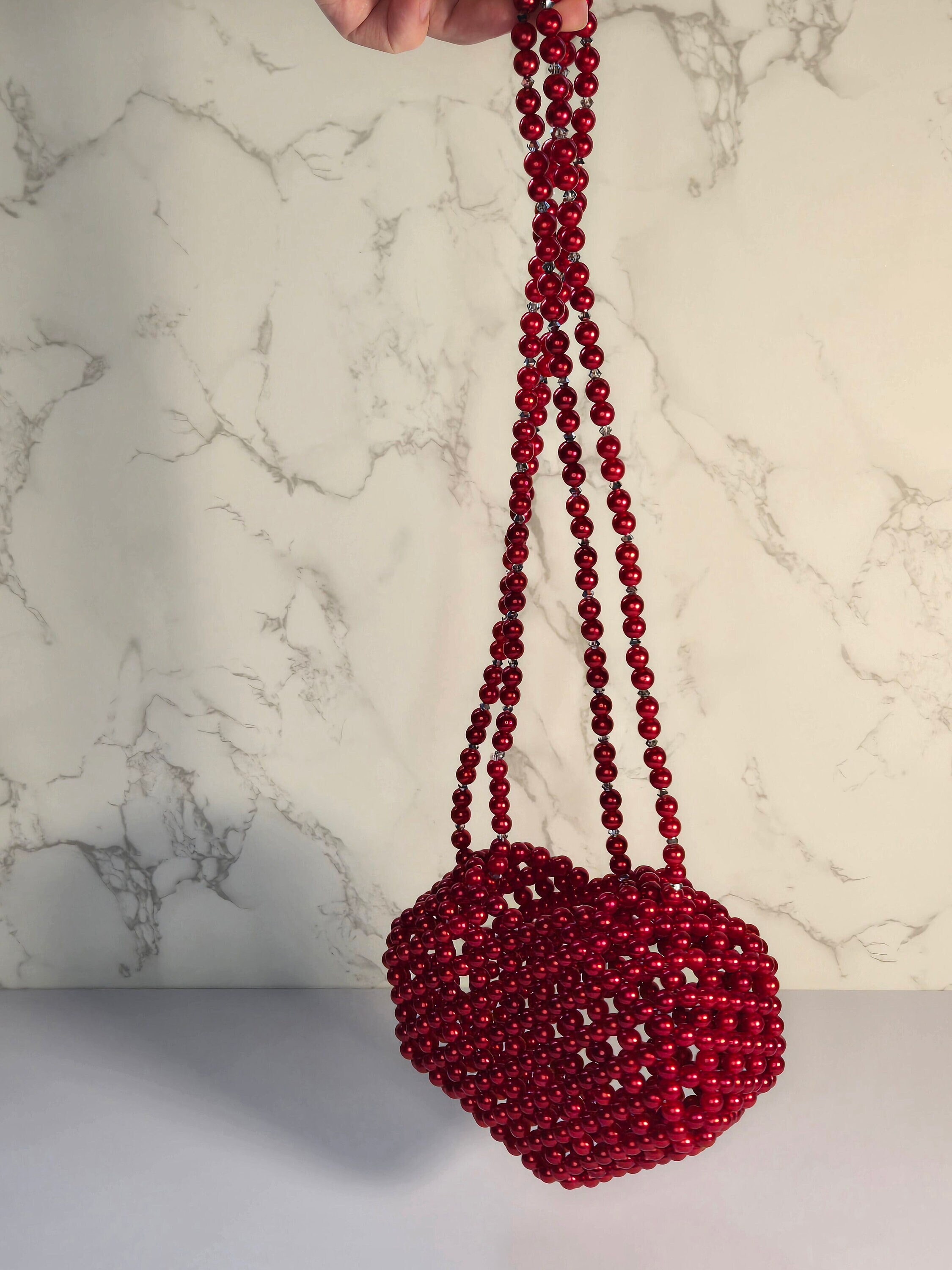 小物 red HUMAN MADE HEART BEADED BAG HEART BEADED BAG】 RELEASE DATE : 11:00am (JST) 07/05/2025