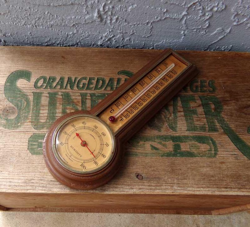 Springfield Instrument Co Springfield Instruments Co. Thermostat and Barometer. Vintage ...