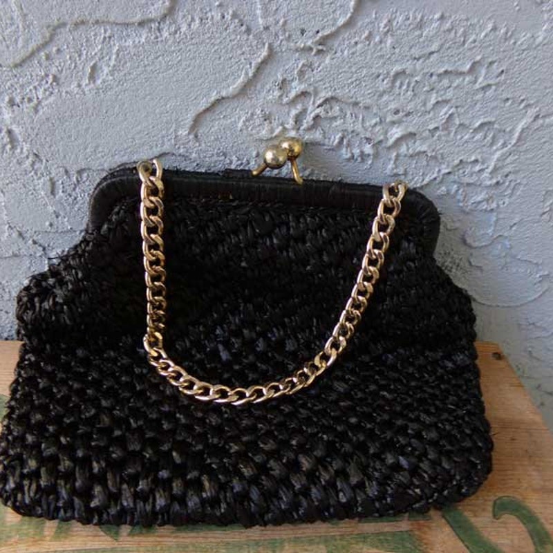 Capri Straw Hand Bag