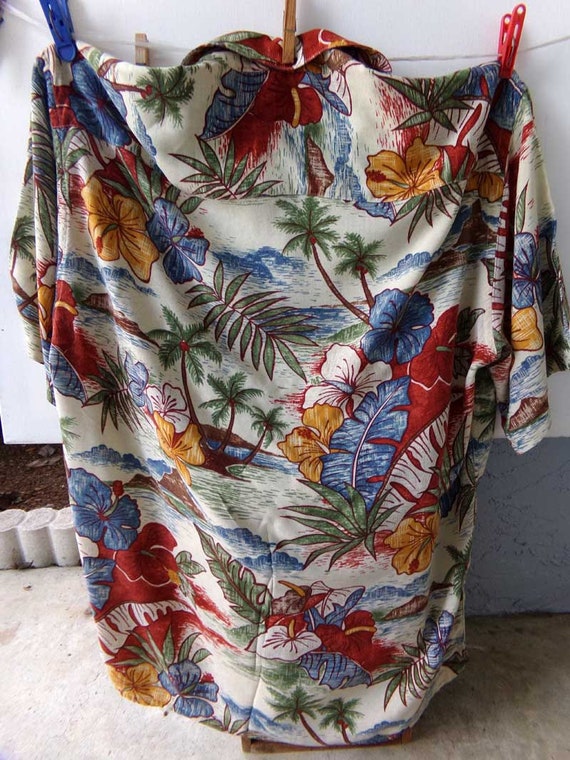 Pierre Cardin men's tropical shirt size M, Hawaii… - image 3