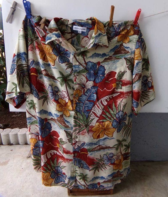 Pierre Cardin men's tropical shirt size M, Hawaii… - image 2