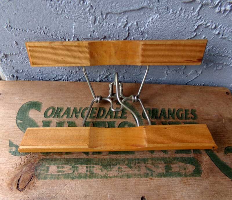 Sears Wooden Skirt Hanger Sears Wooden Pant Hanger Wooden Etsy