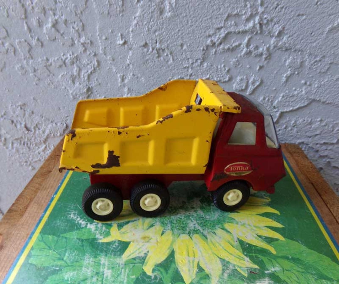 heel veel Schatting praktijk Vintage Tonka toy truck Tonka dump truck die cut truck - Etsy België
