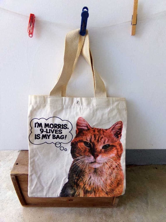 Personalized canvas tote bag gift for cat lovers - Cats & Books - Unifury