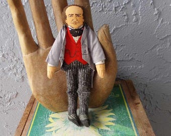 Hallmark P.T. Barnum Doll Toy, P.T. Barnum doll, Hallmark doll, P.T. Barnum, stuffed doll, P.T. Barnum stuffed doll