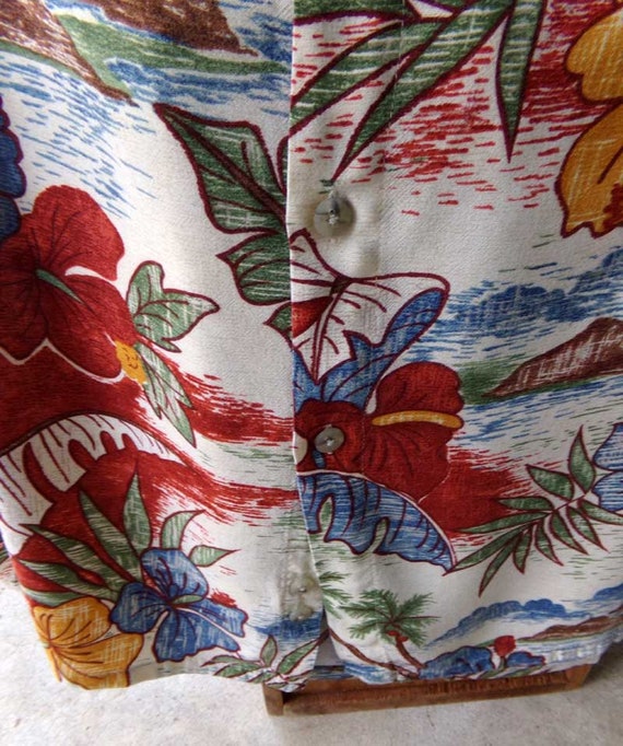 Pierre Cardin men's tropical shirt size M, Hawaii… - image 6