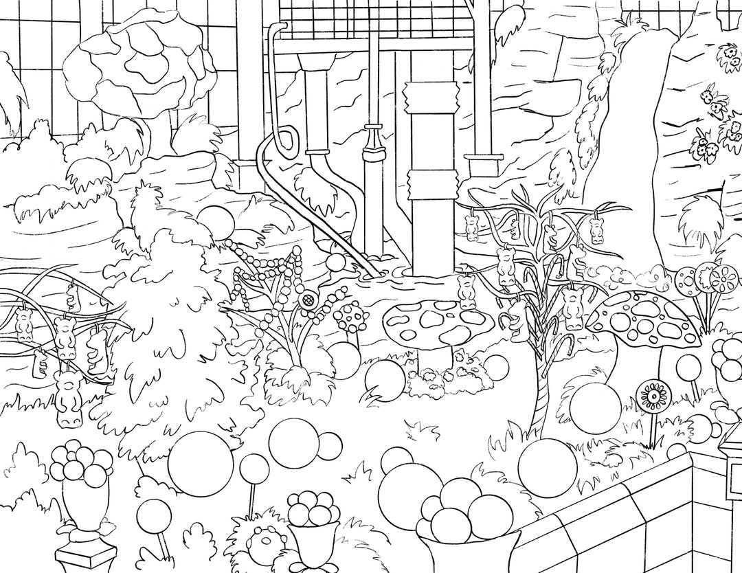 Coloriage Charlie Et La Chocolaterie Coloriage Chocolate Factory / Coloriage Adulte / Coloriage - Etsy France
