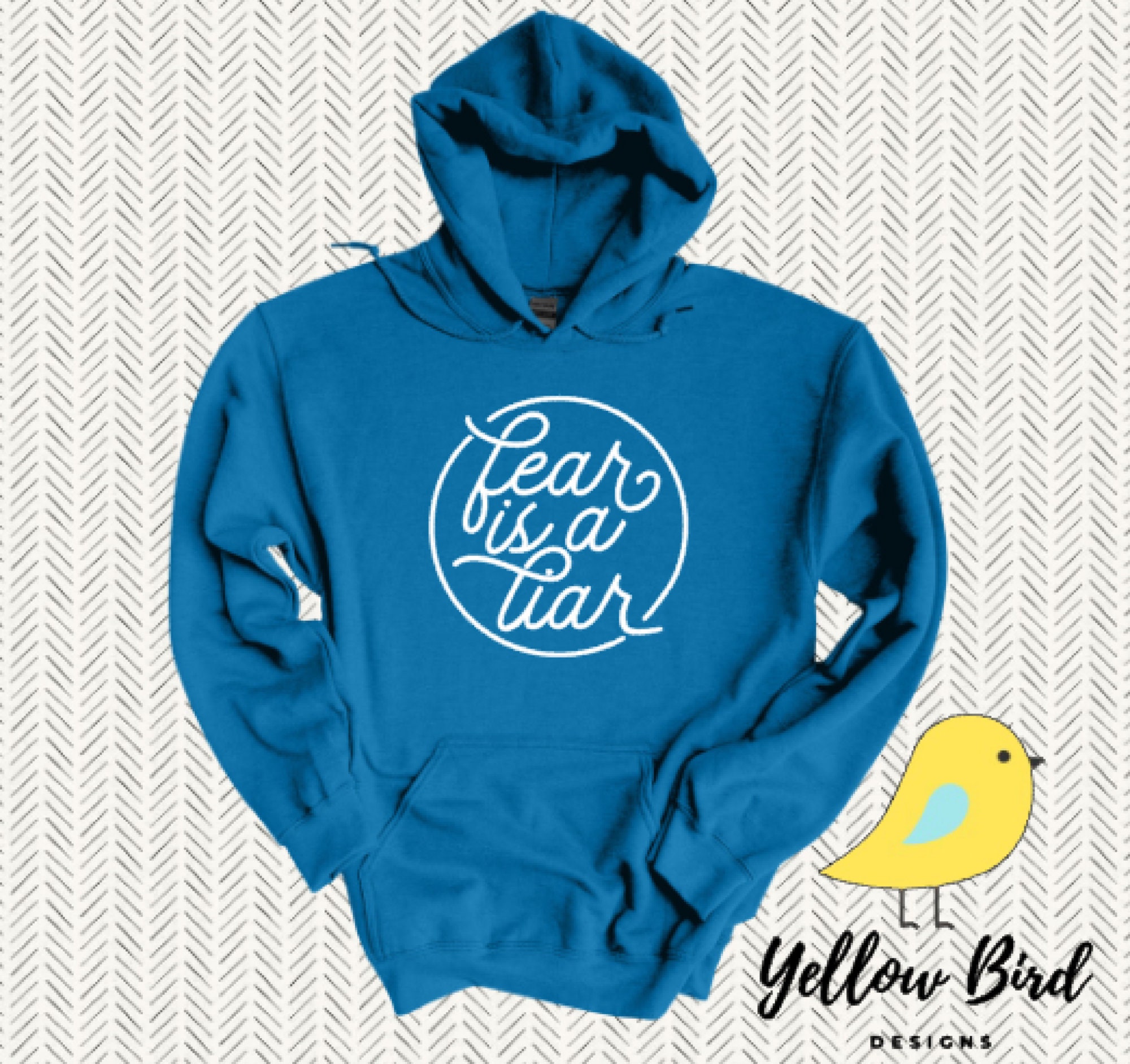 Fear is a Liar Women's Graphic Sweatshirt Hooded - Etsy