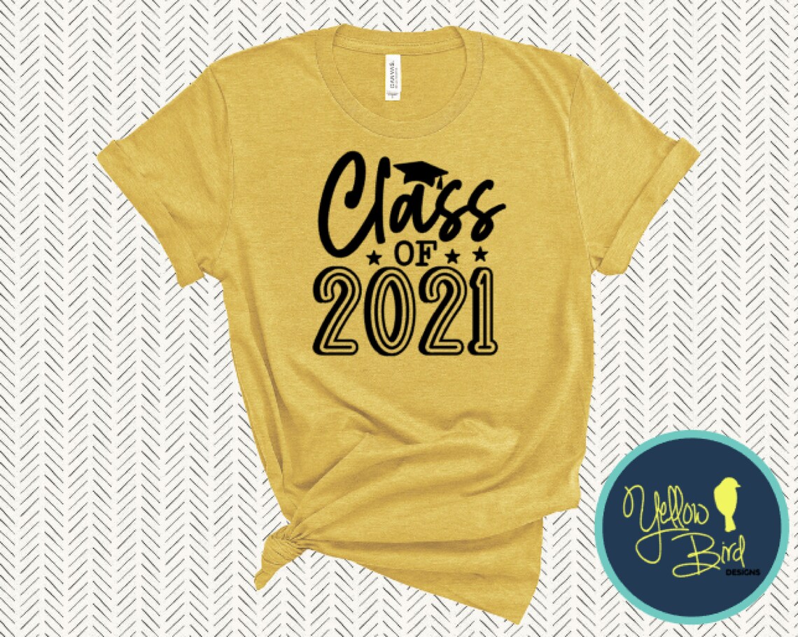 Download Class of 2021 Bella Canvas T-Shirt Graphic Tees | Etsy
