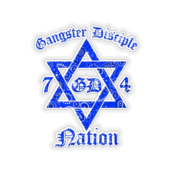 Gangster Disciple Nation GD 74 Sticker Folks GDN 7414 Growth - Etsy