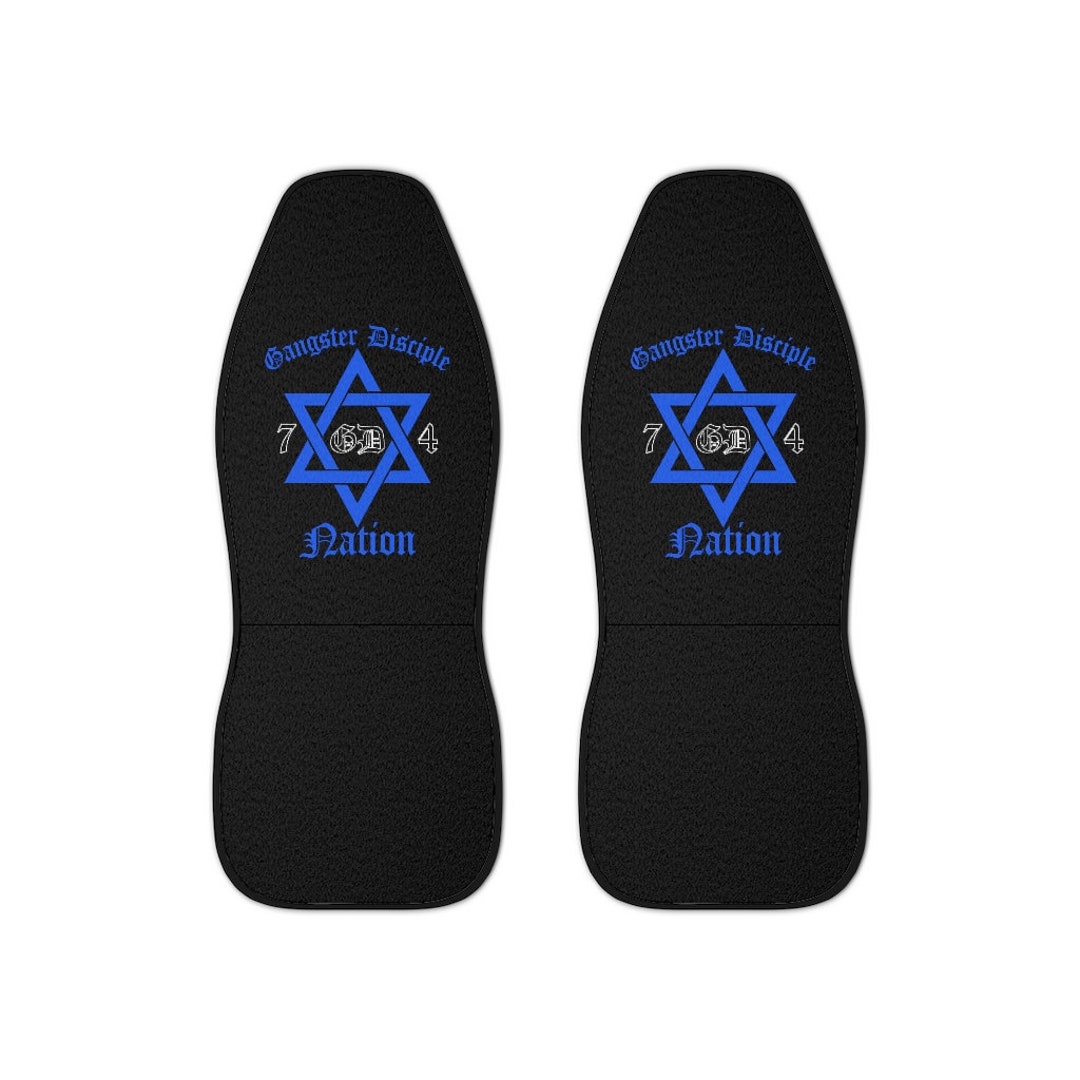 Gangster Disciple Nation 74 GD Car Seat Covers Gangster Etsy