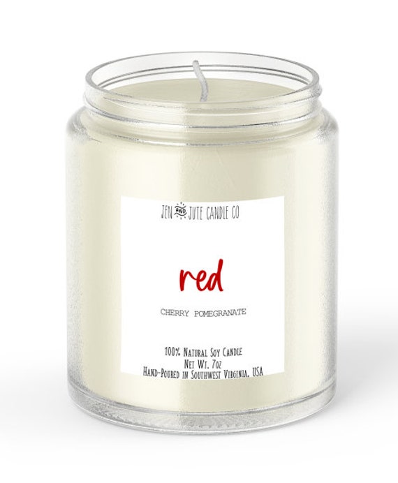 red | a listening candle