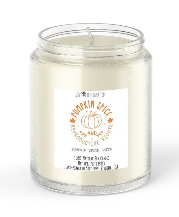 Pumpkin Spice & Reproductive Rights Candle