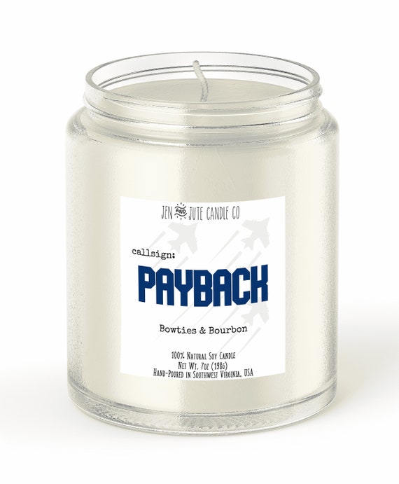 callsign: payback | a TGM fandom inspired candle