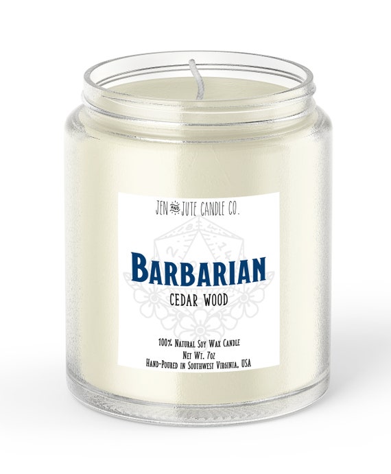 Barbarian | a d20 Candle