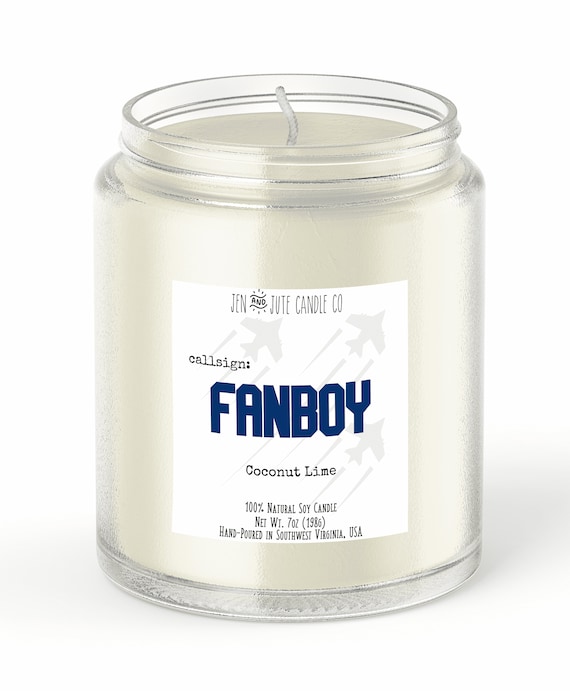 callsign: fanboy | a TGM fandom inspired candle