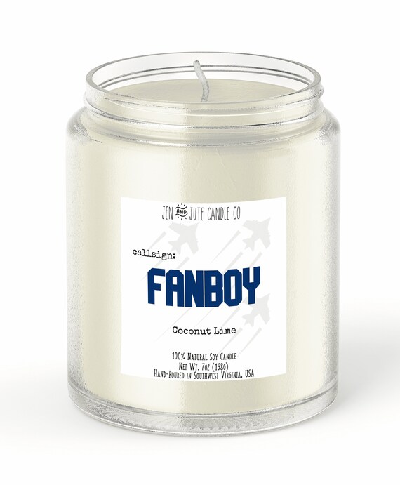 callsign: fanboy | a TGM fandom inspired candle