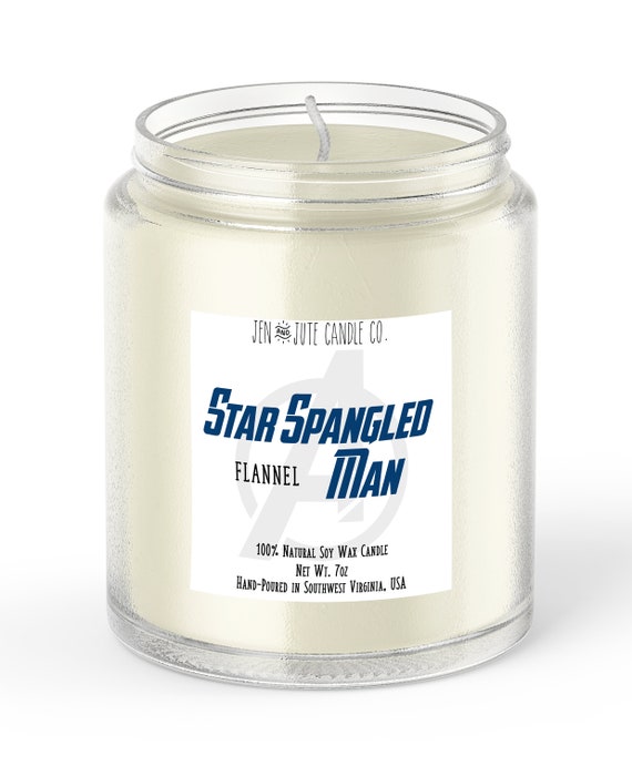 Star Spangled Man | an Infinity Heroes Candle