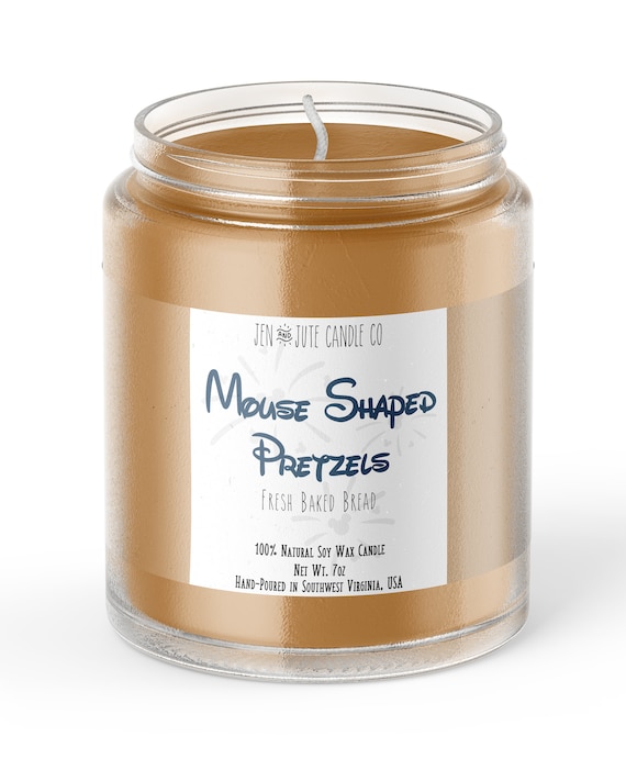 Mouse Shaped Pretzel Candle