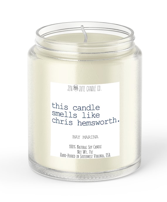 this candle smells like chris hemsworth