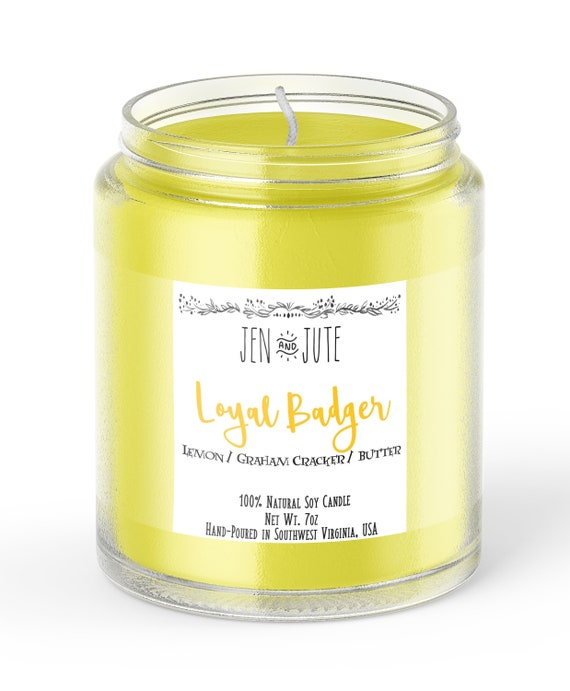 Loyal Badger | A Wizard School Candle