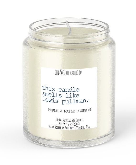 this candle smells like lewis pullman