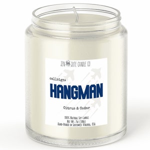 callsign: hangman | a TGM fandom inspired candle