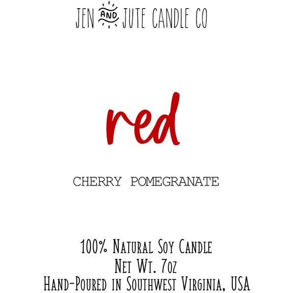 red | a listening candle