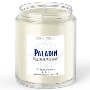 Paladin | a D20 Candle