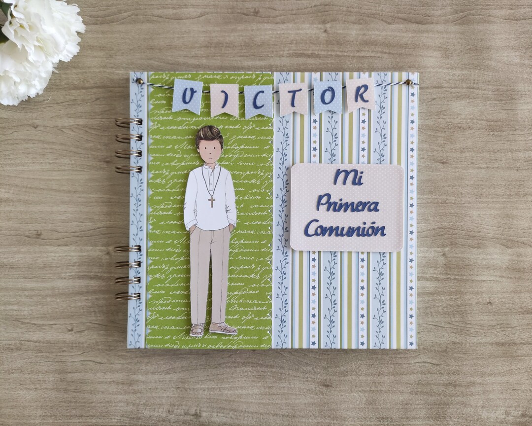 Personalized First Communion Guest Book: Boy Photo Album - Etsy