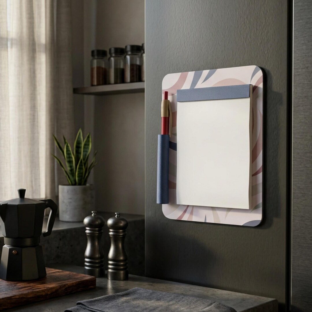 Notes For Kitchen Retro Wavy Magnetic Kitchen Note Board - Etsy