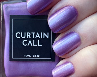 ALYSSA - Lilac Shimmer Nail Polish - Broadway Nail Polish - Vegan Nail Polish - Cruelty Free - Broadway Gifts