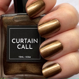 GREAT COMET- Dark Bronze Nail Polish - Broadway Nail Polish - Vegan Nail Polish - Cruelty Free - Broadway Gifts