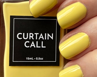 SANDY - Yellow Creme Nail Polish - Broadway Nail Polish - Vegan Nail Polish - Cruelty Free - Broadway Gifts