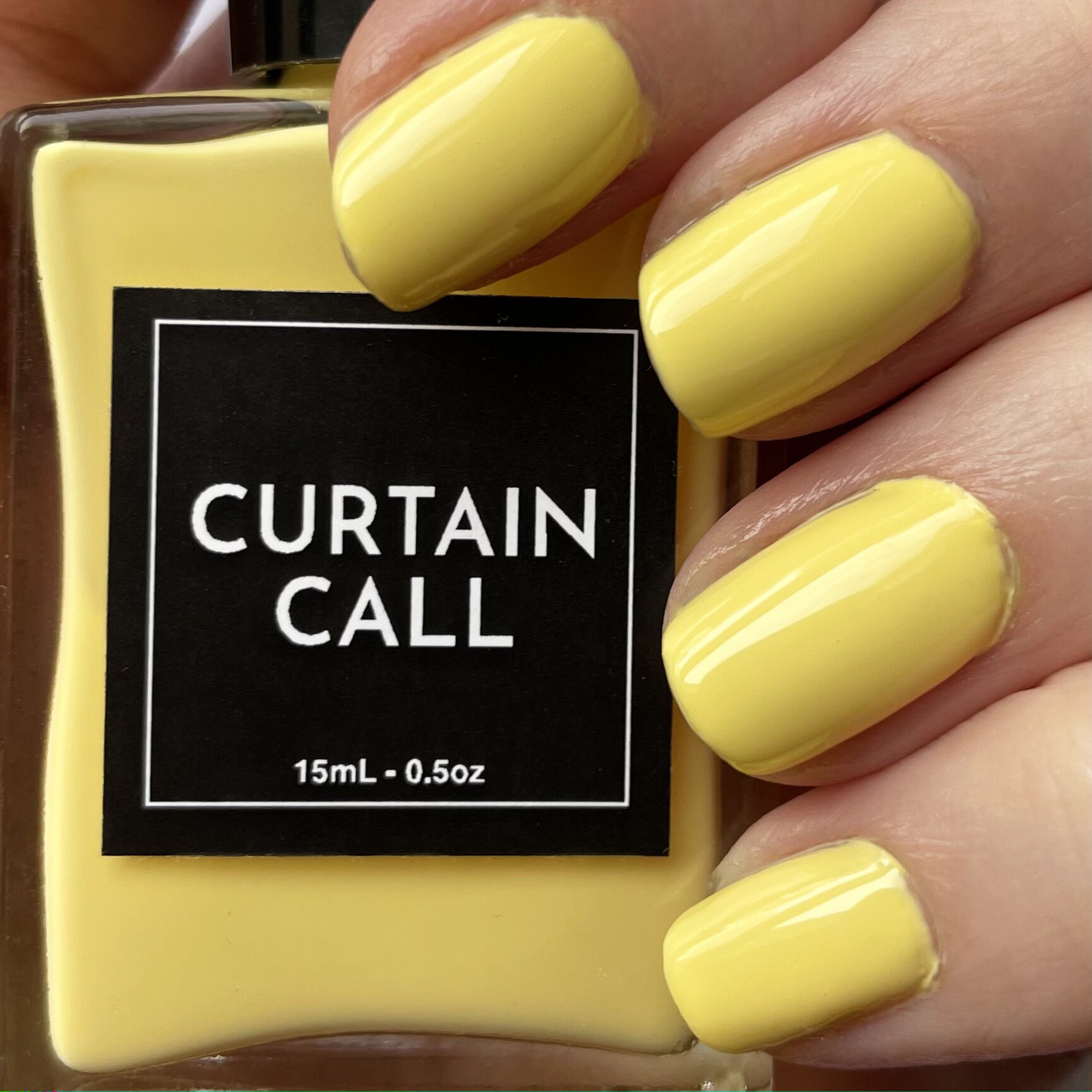 SANDY - Yellow Creme Nail Polish - Broadway Nail Polish - Vegan Nail Polish - Cruelty Free - Broadway Gifts