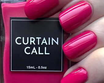 ELLE - Hot Pink Nail Polish - Broadway Nail Polish - Vegan Nail Polish - Cruelty Free - Broadway Gifts